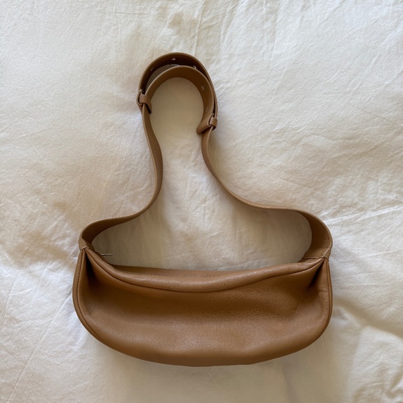 COS Handbags - COS beige swing crossbody leather bag
